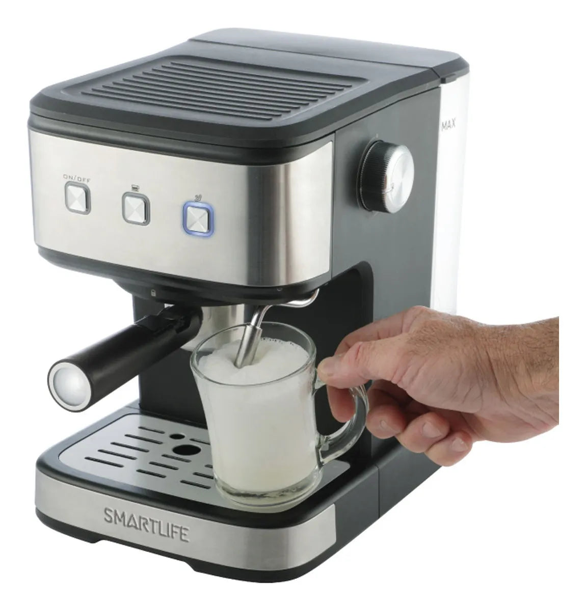 Cafetera Espresso Smartlife Sl-ec8501 Espumador Filtro Inox