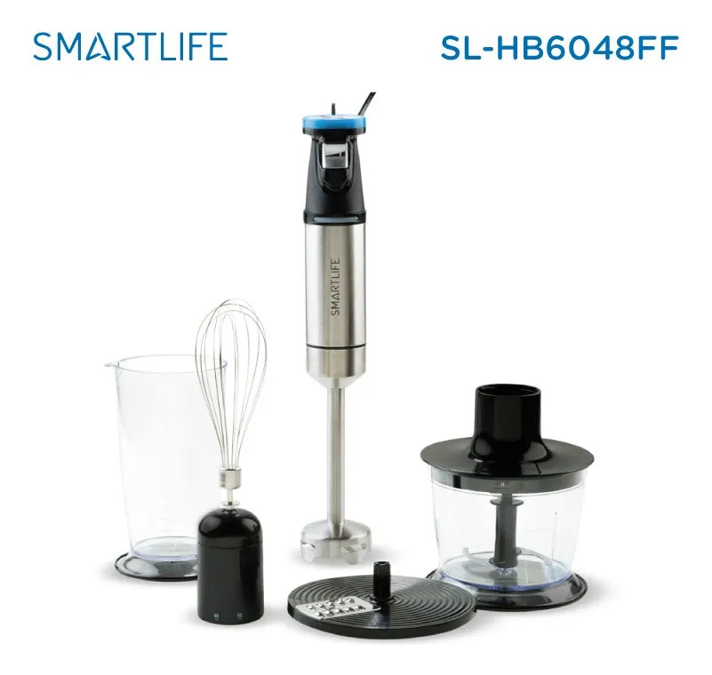 Mixer Smartlife Vel Variable 600w Inox +accesorios