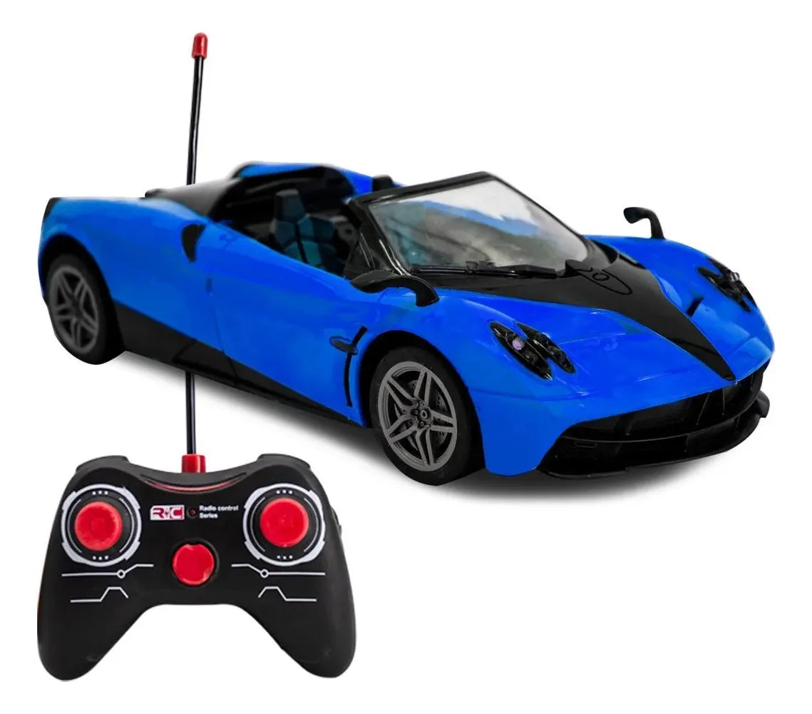 Auto Carrera Deportivo A Bateria Con Control Remoto Y Luces