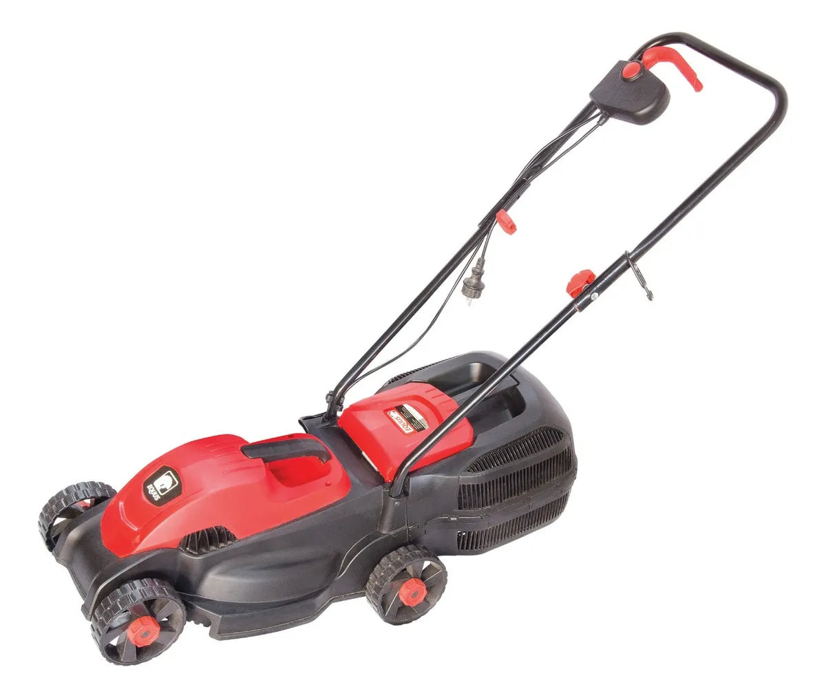 Cortadora De Césped Eléctrica Con Bolsa Recolectora De 1600w Rojo