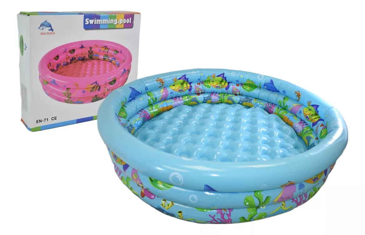 Piscina Inflable Infantil Varios Colores Playa Jardin 130cm