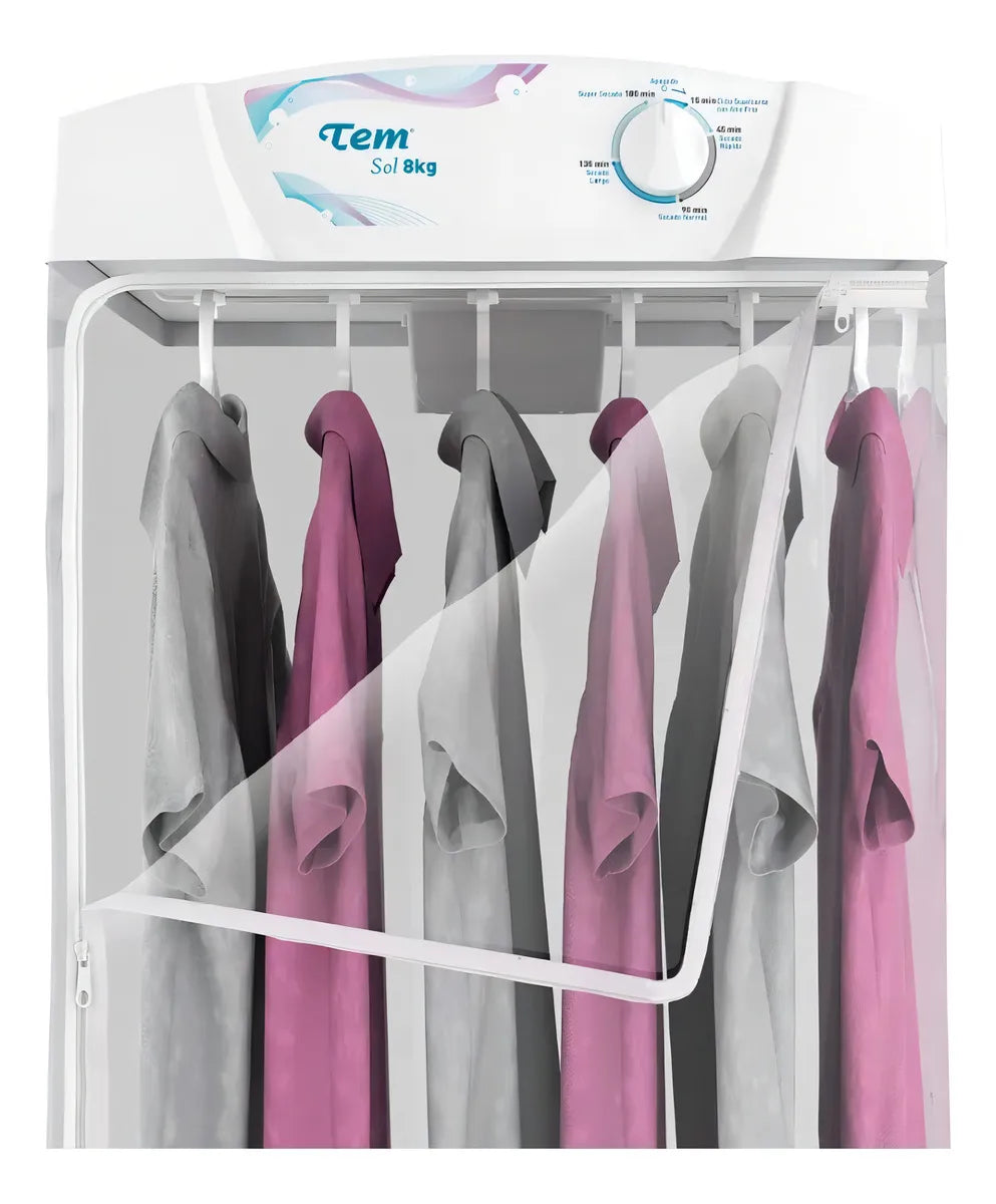 Secarropas De Colgar De Bolsa Tem Sol 8kg Color Blanco