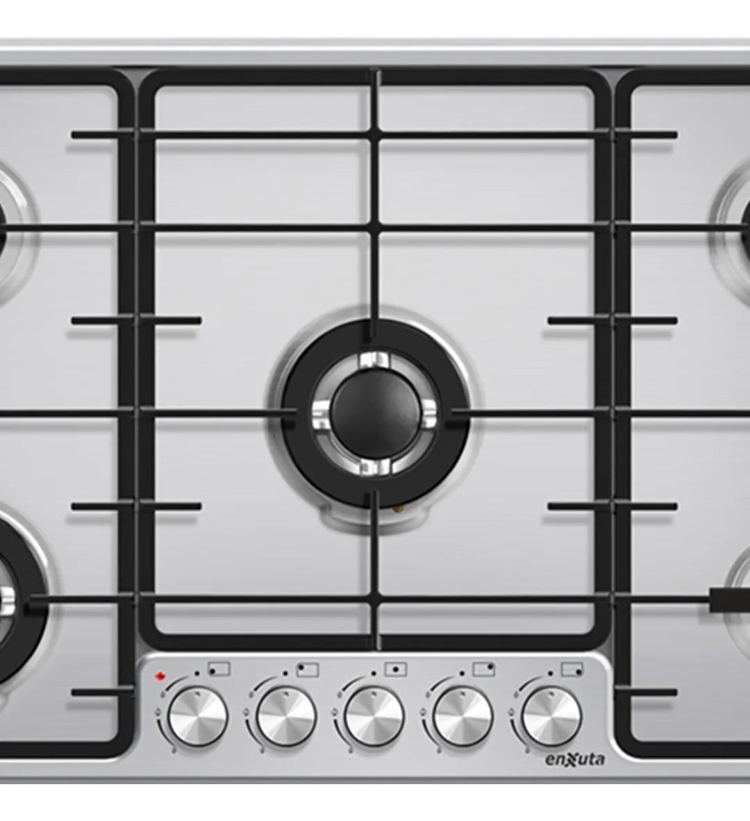 Anafe De Empotrar A Gas 5 Hornallas Enxuta Aenx5952 Gris - Gris