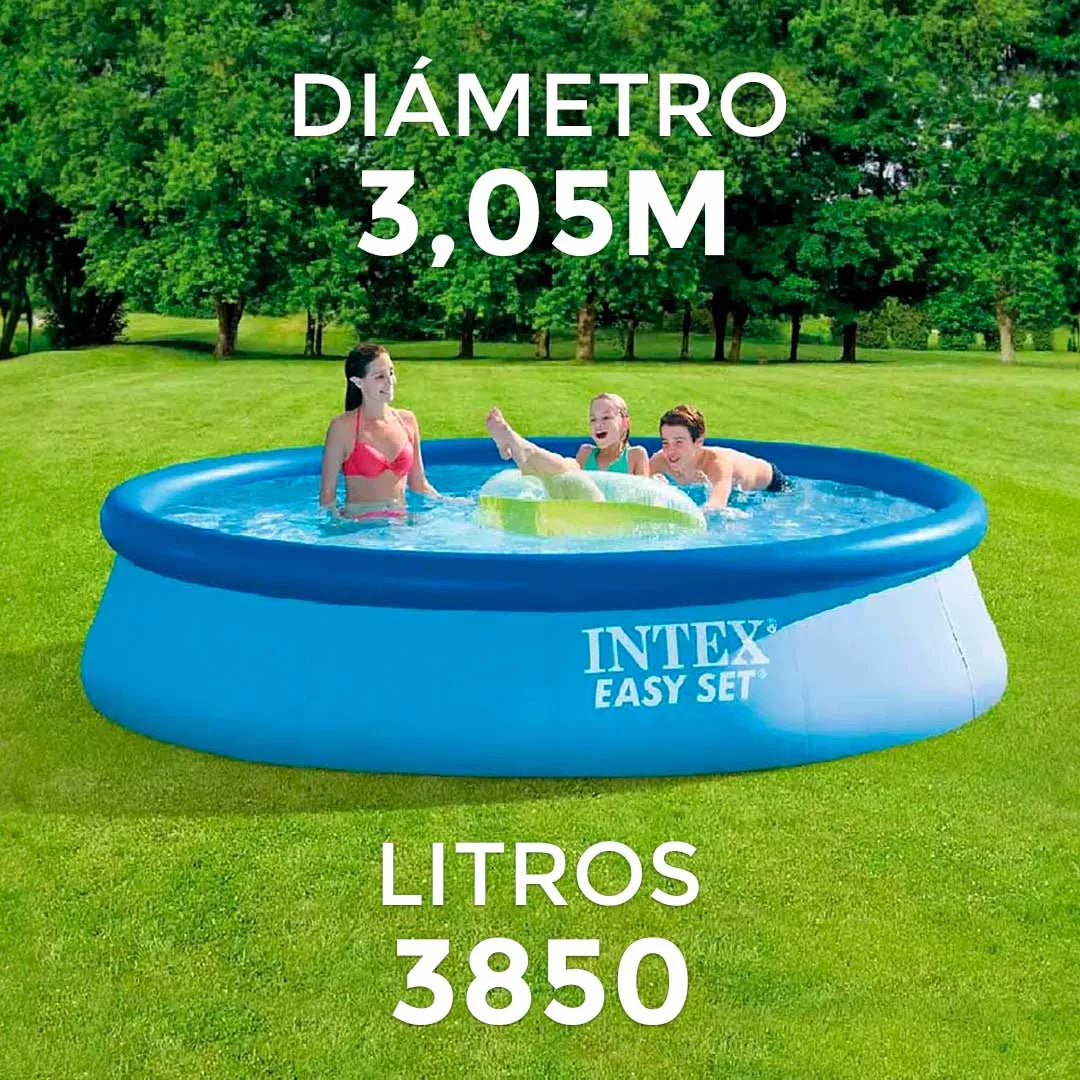 Piscina Inflable Redonda Intex 3850 Litros Lh-3253