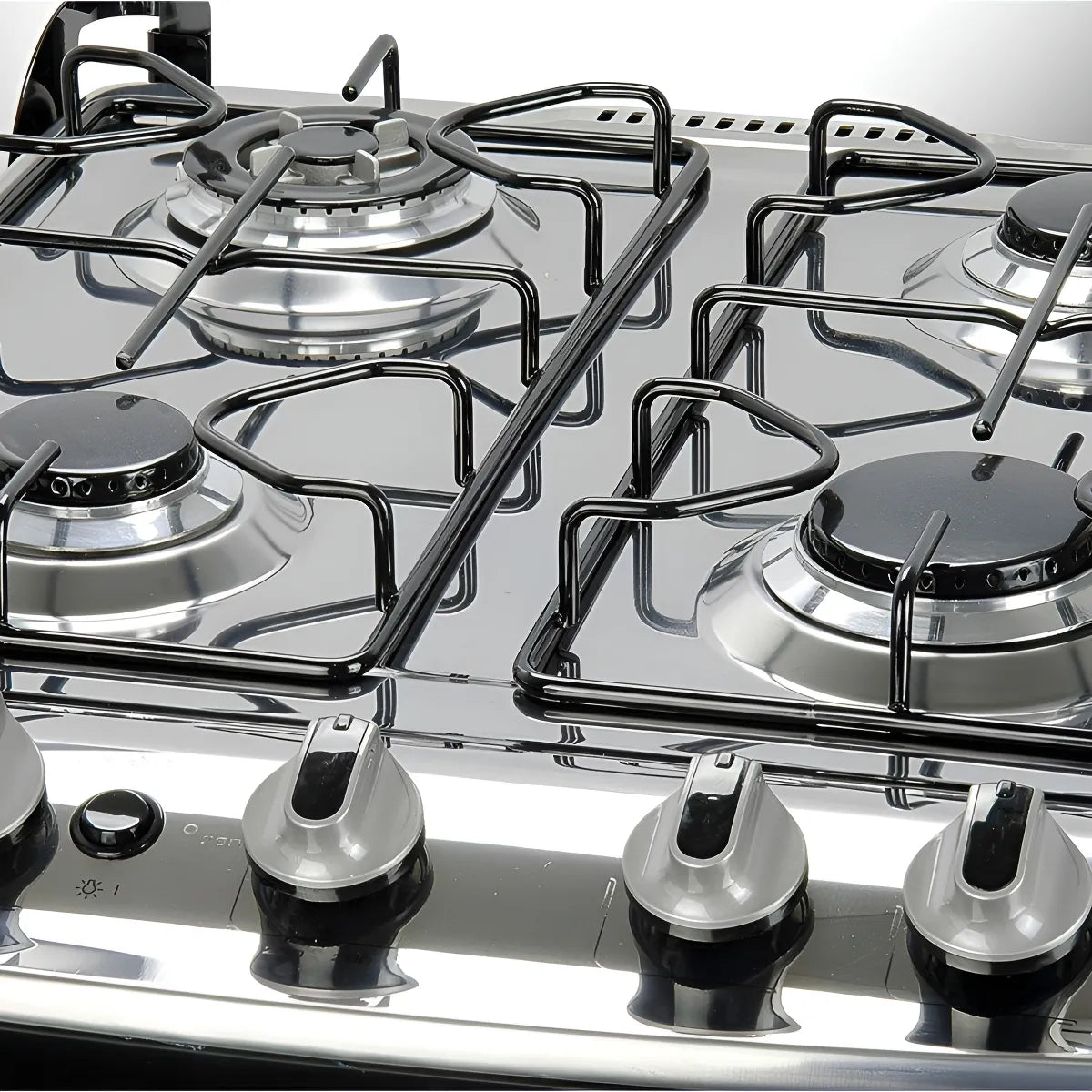 Cocina Tem Celebracion Inox 4h Super Gas Tapa De Cristal Inox