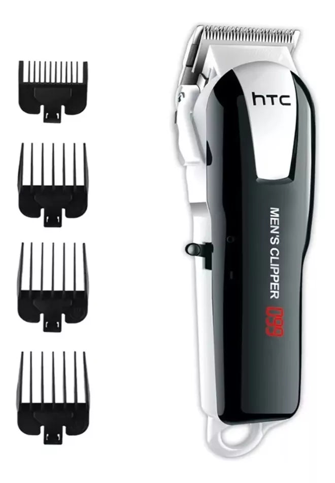 Maquina Cortar Pelo Barba Pantalla Led Clipper Htc Corte