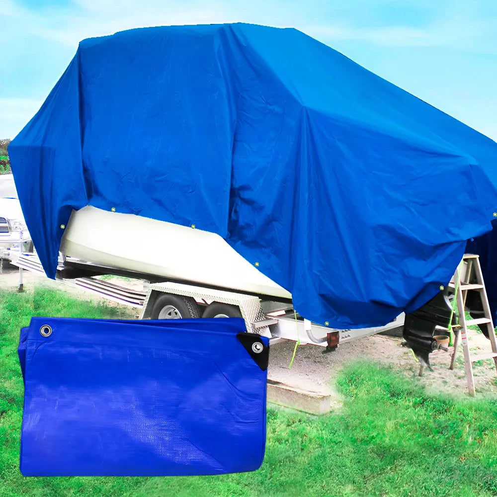 Lona Plastica Azul Multiuso 5x6m Lh-4027