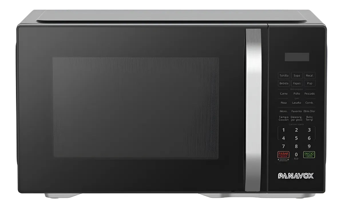Microondas Panavox Black 31 Con Grill Color Negro