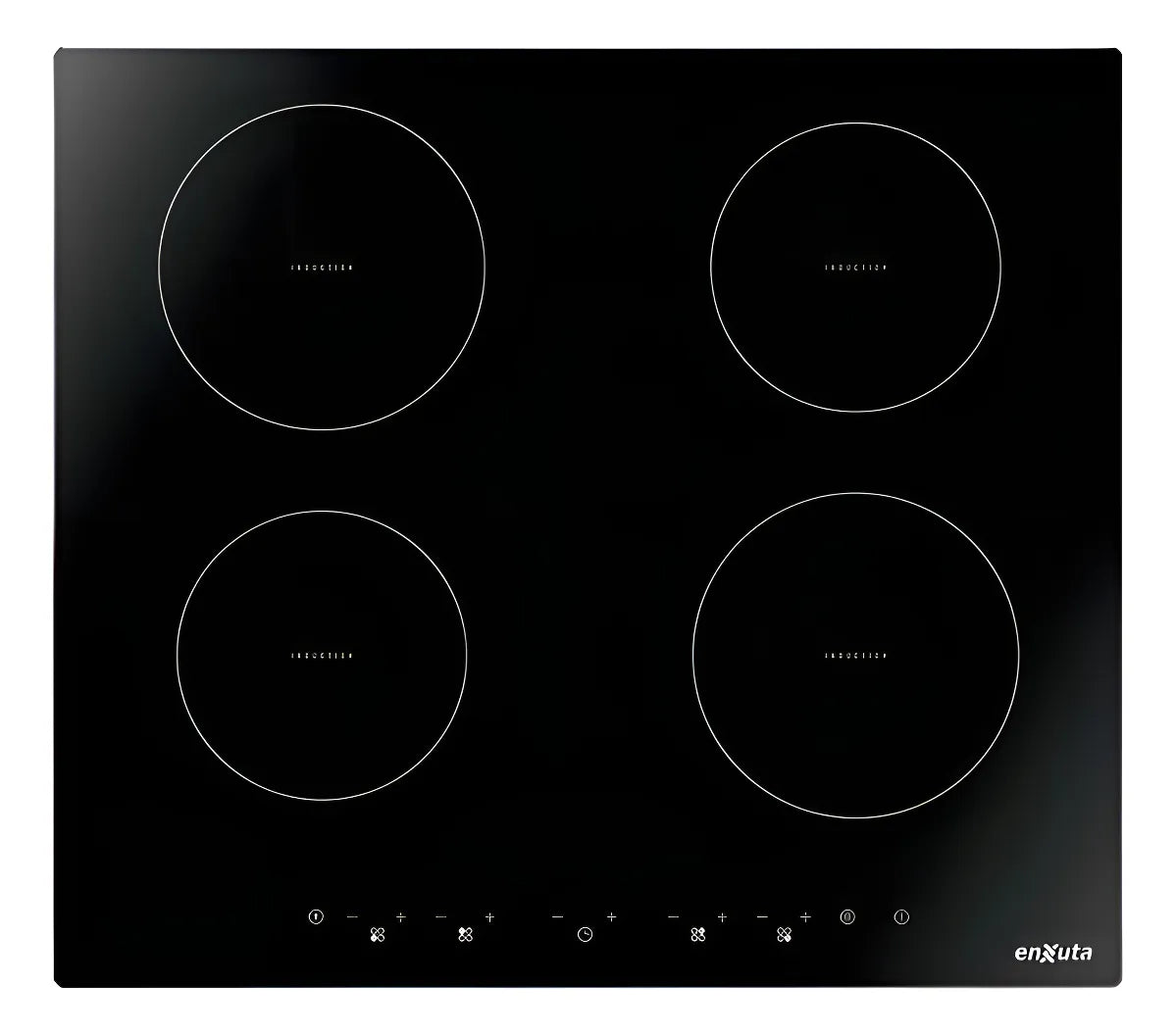 Anafe De Empotrar Induccion Enxuta Aienx960 4 Zonas - Negro