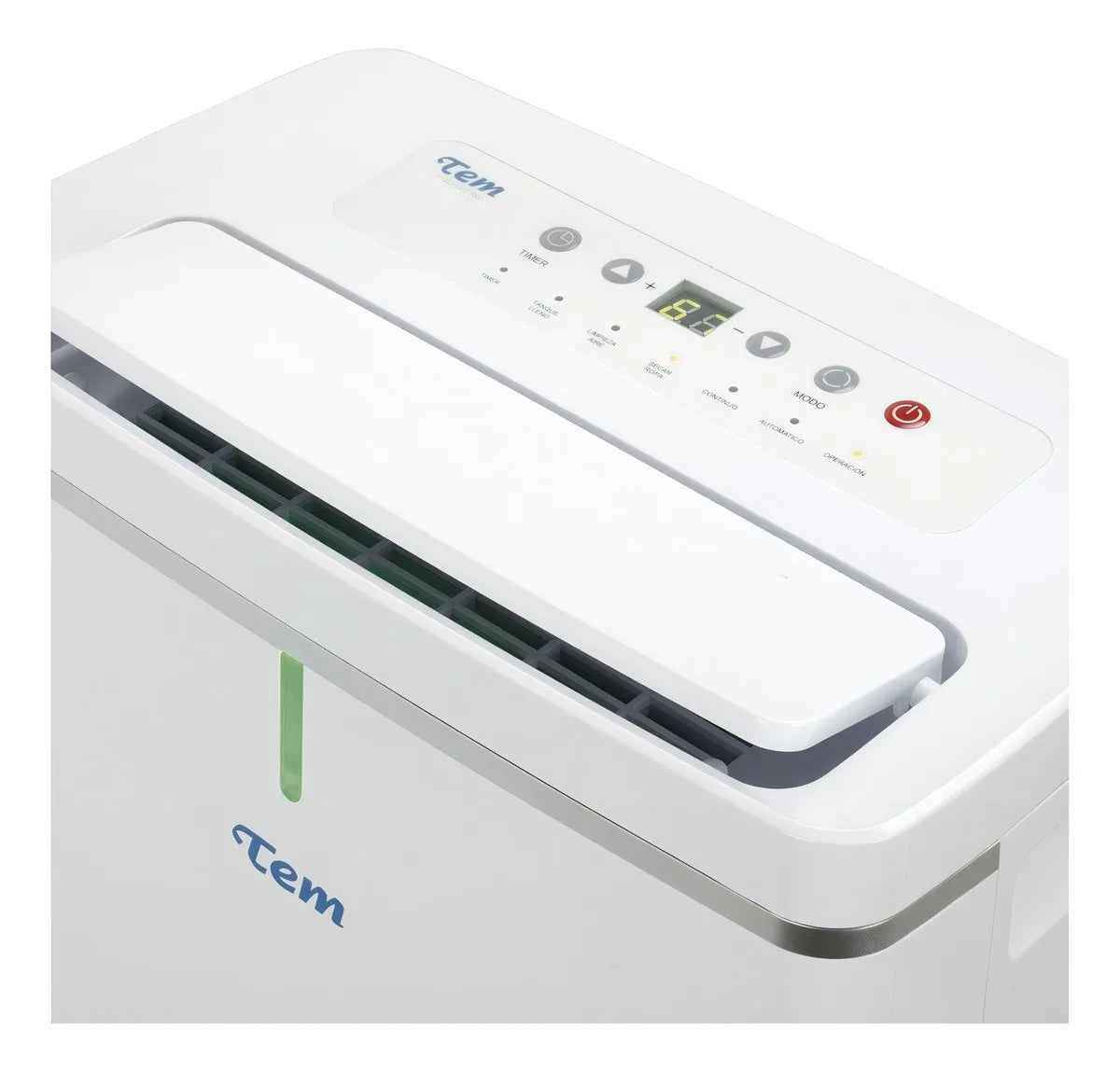 Deshumidificador Tem 20 Litros Digital Con Timer Silencioso Blanco