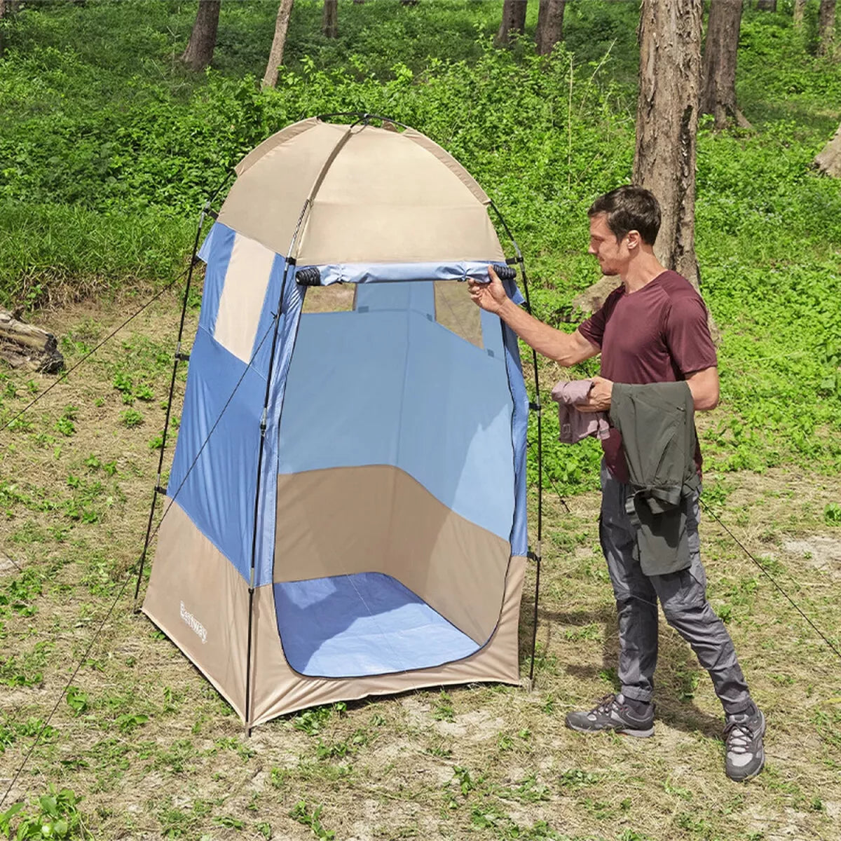 Carpa Vestidor Cambiador Ducha Ba¤o Portatil Camping Bestway