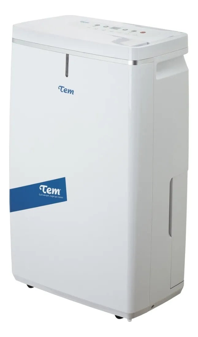 Deshumidificador Tem 20 Litros Digital Con Timer Silencioso Blanco