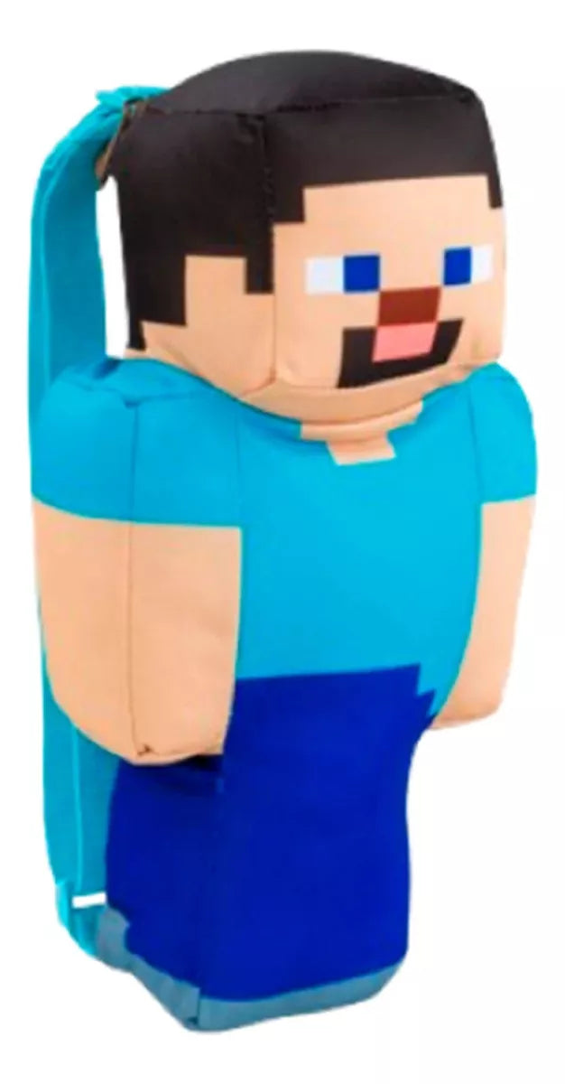 Mochila Minecraft Peluche Porta Objetos Personajes