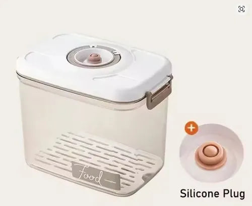Pote Recipiente Vianda Herm‚tico Al Vacio Comida 2000ml