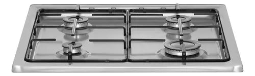 Cocina Panavox A Gas Inoxidable 50