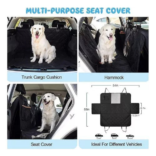 Funda Para Asiento De Coche Protector De Perro Impermeable