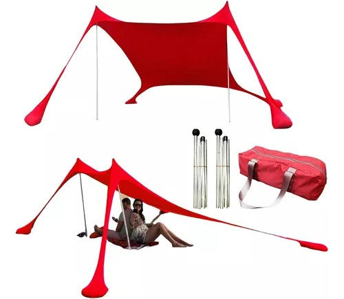 Sombrilla Gazebo Toldo Carpa Playa Desmontable Bolso Uv50