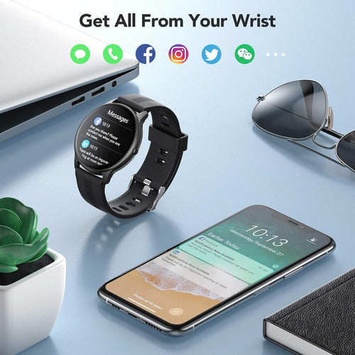 Smartwatch para Mujer Elegante | Reloj Inteligente con Monitor de Salud y Notificaciones