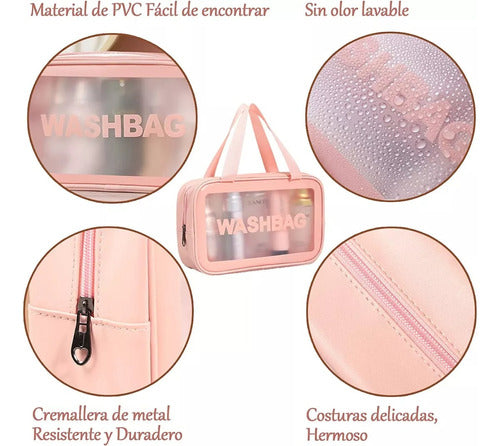 Pack X6 Bolso De Viaje Cosmetiquero Nececer Premium