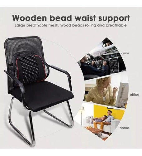 Cojin Lumbar para silla o asiento de auto