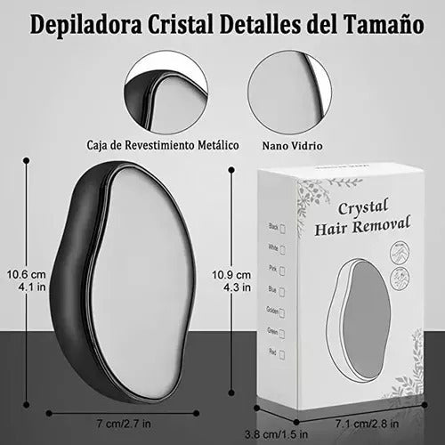 Depilador Cristal Sin Dolor Piedra Exfoliante