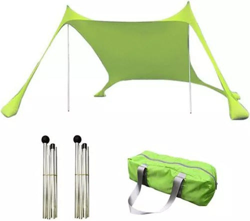 Sombrilla Gazebo Toldo Carpa Playa Desmontable Bolso Uv50