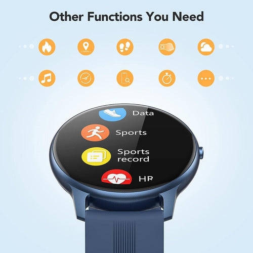 Smartwatch para Mujer Elegante | Reloj Inteligente con Monitor de Salud y Notificaciones