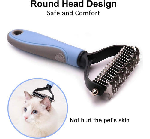 Deslanador Peine Cepillo Mascota Profesional Perros Gatos