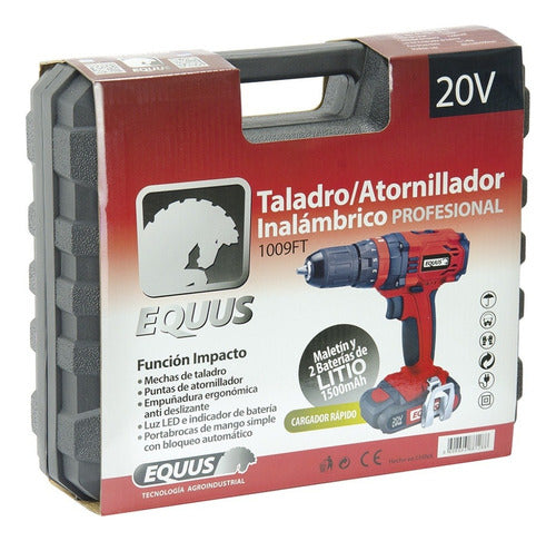 Taladro Atornillador Inalambrico 20v Bolso Y Accesorios Fc