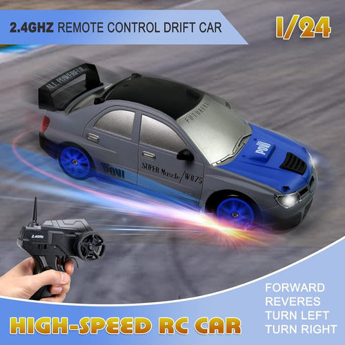 Auto Control Remoto Rc Drift Pista 4x4 Potente Adultos Niños
