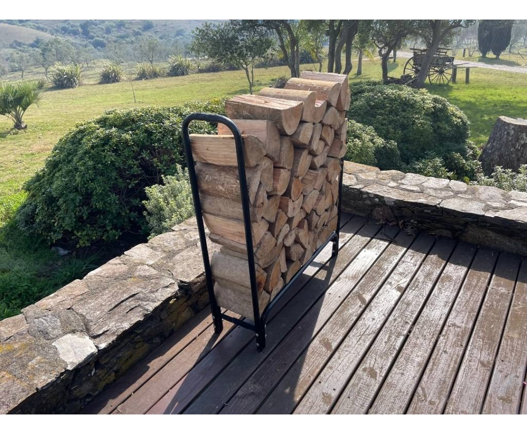 Rack Leñero Leña Estufa Calefaccion Equus Para Guardar Leña - Imagen 3