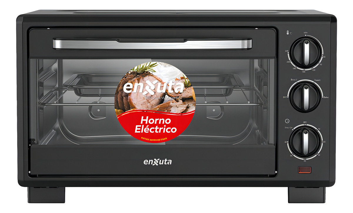Horno Eléctrico De Mesa Enxuta Henx022n 1500w 22 Litros - Imagen 4