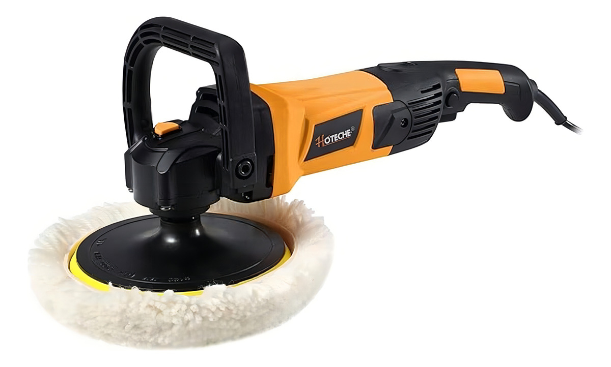 Pulidora Lustradora Lustrapulidora Autos Taller Profesional Color Amarillo