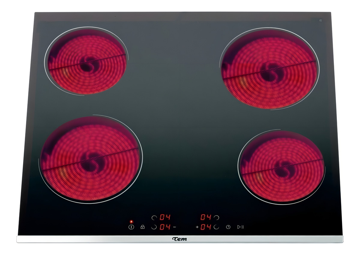 Anafe Eléctrico - Tem T1dan4hvt2308 Color Negro - 4 Hornallas - Imagen 3