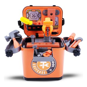 Carro De Herramientas Con Sonido En Caja Niño 19 Piezas