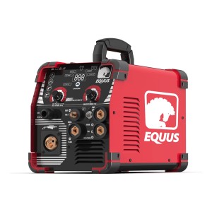 Soldadora 5 En 1 Mig Con Y Sin Gas Sinérgica Tig Lift Equus Rojo