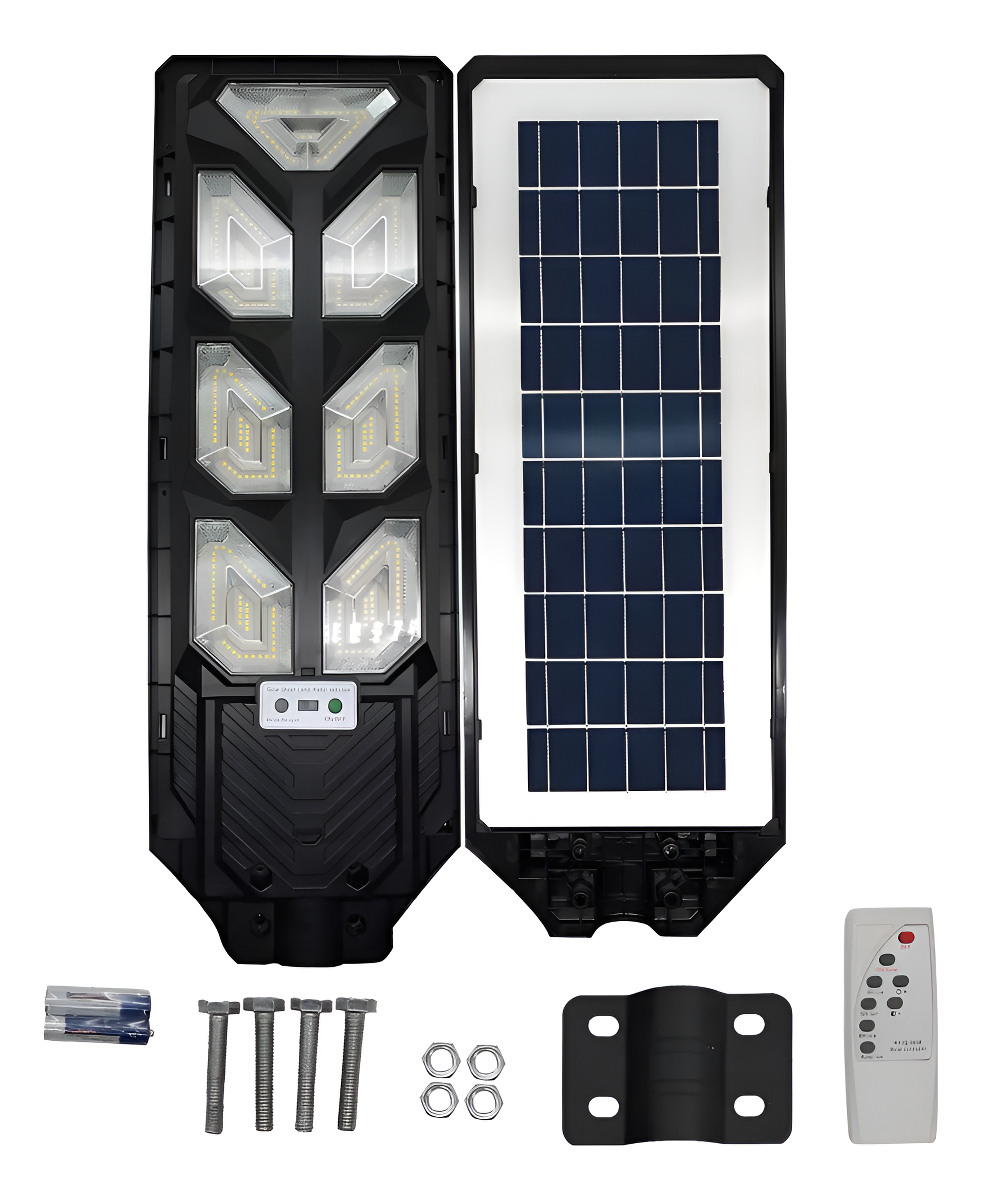 Foco Solar Led 700w Control Soporte Sensor Japón