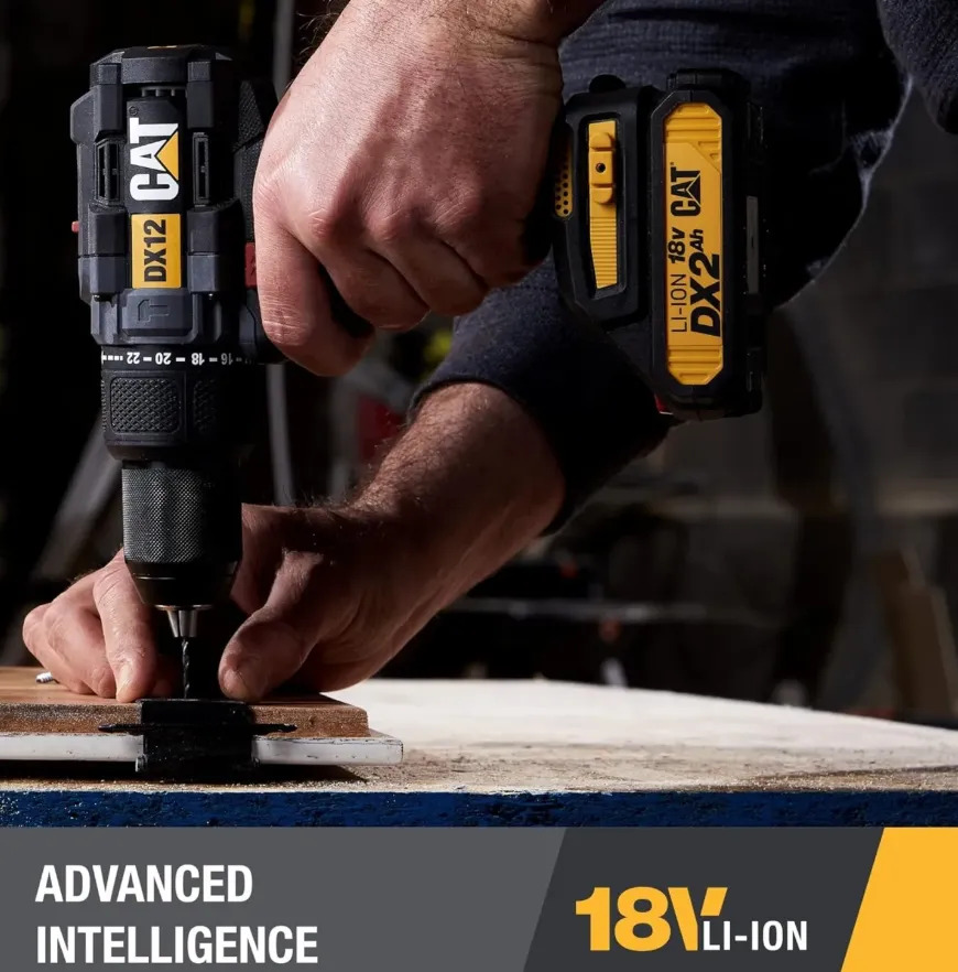 Taladro Percutor Atornillador Brushles 65nm 18v Cat Dx1120 - Imagen 3