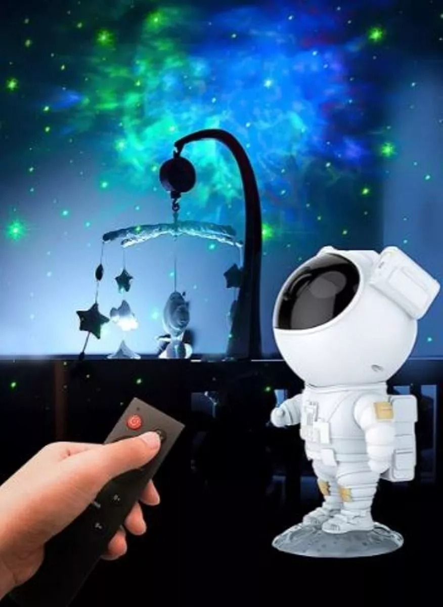 Veladora Astronauta Proyector De Estrellas De Galaxia - Imagen 5