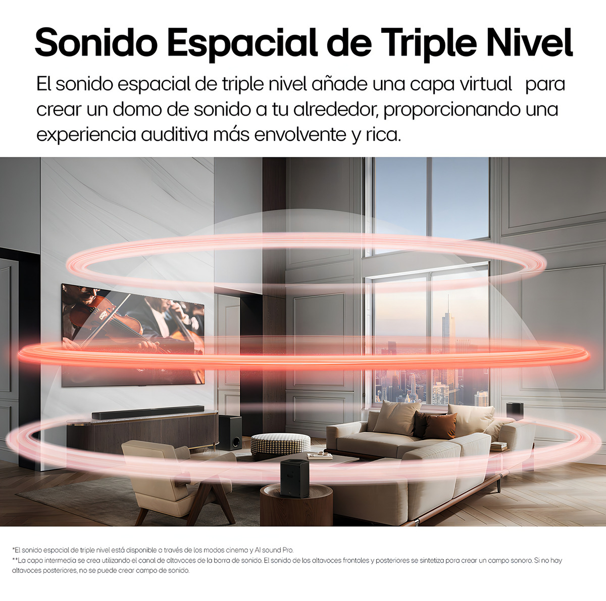 LG Barra De Sonido 3.1.1 S70ty Con Subwoofer 300w Bluetooth - Imagen 8