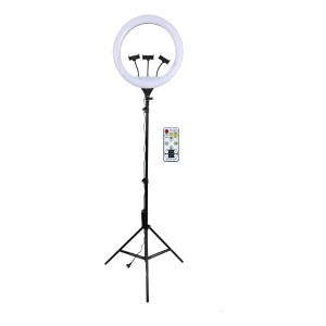 Anillo Aro Tripode Luz Led 47cm C/control Makeup Tik Tok