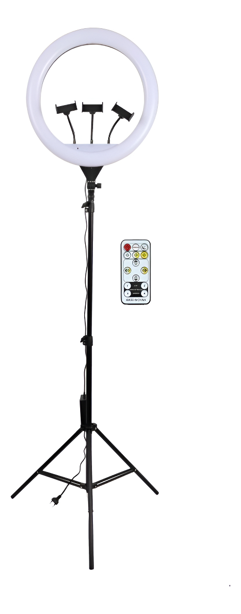 Anillo Aro Tripode Luz Led 47cm C/control Makeup Tik Tok