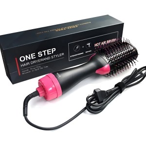 Cepillo Alisador Planchita Secador 3 En 1 Cabello Anti Frizz