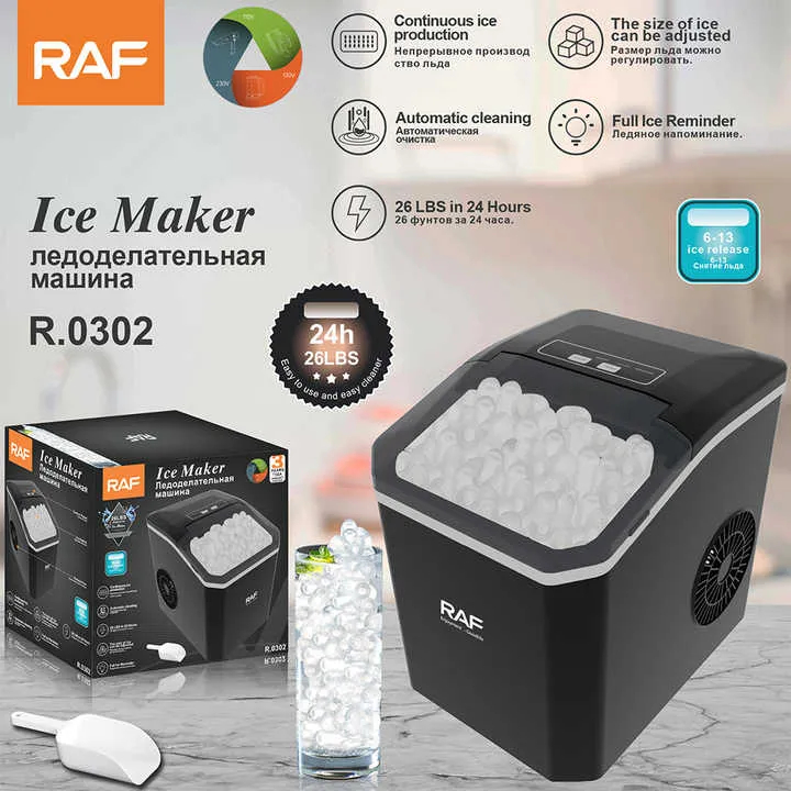 Maquina Para Hacer Hielo Raf R.0302 Limpiado Automatico - Imagen 7