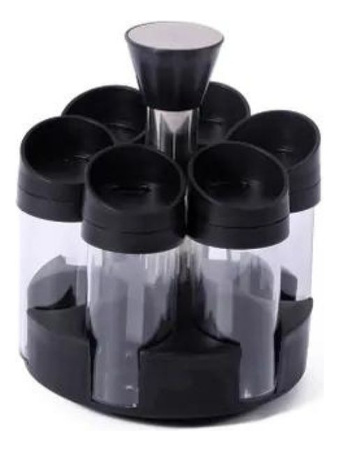 Especiero Giratorio 6 Frascos Condimentos