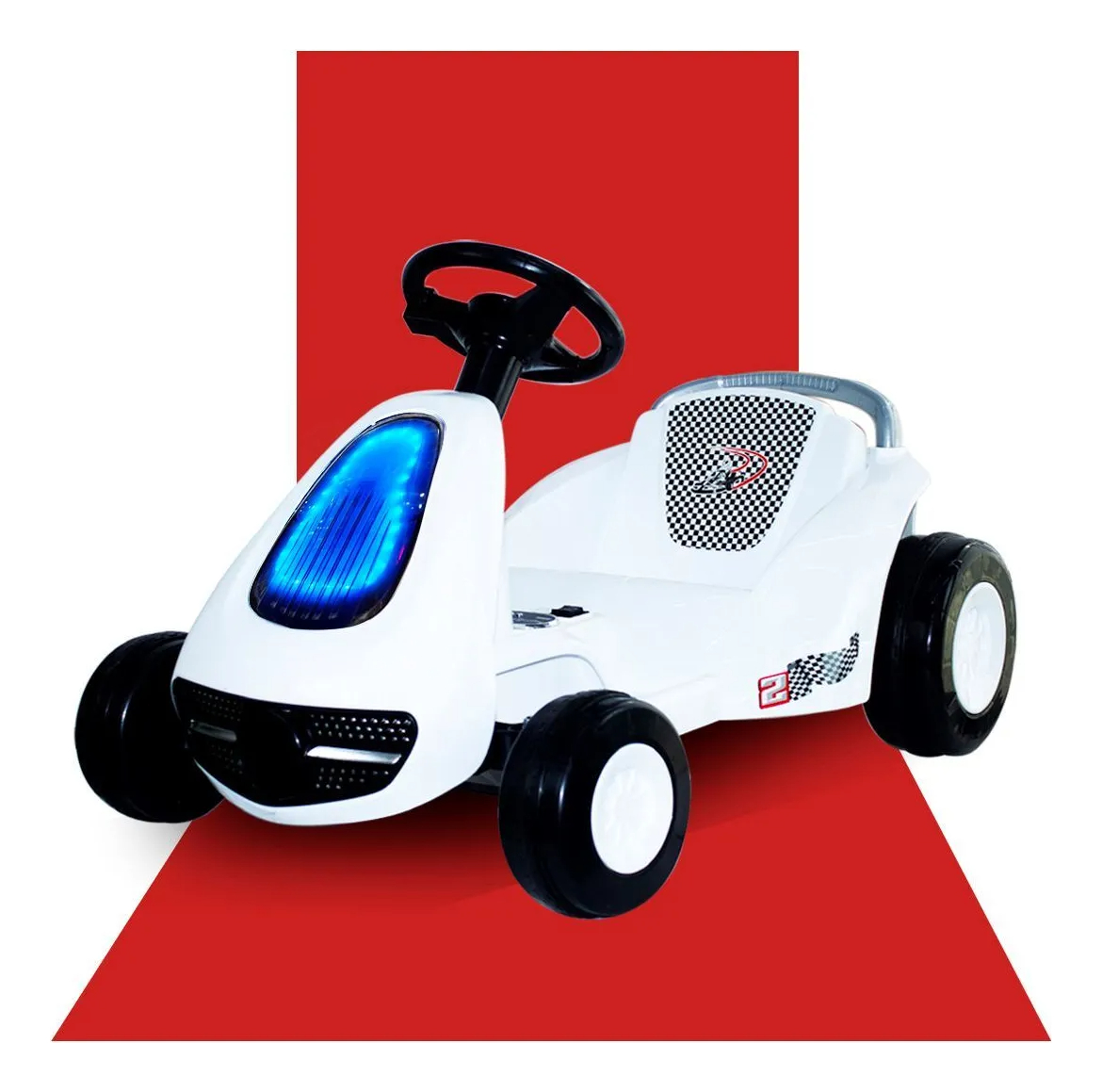 Auto A Batería Go Kart Karting Con Luces Y Sonidos - Imagen 3