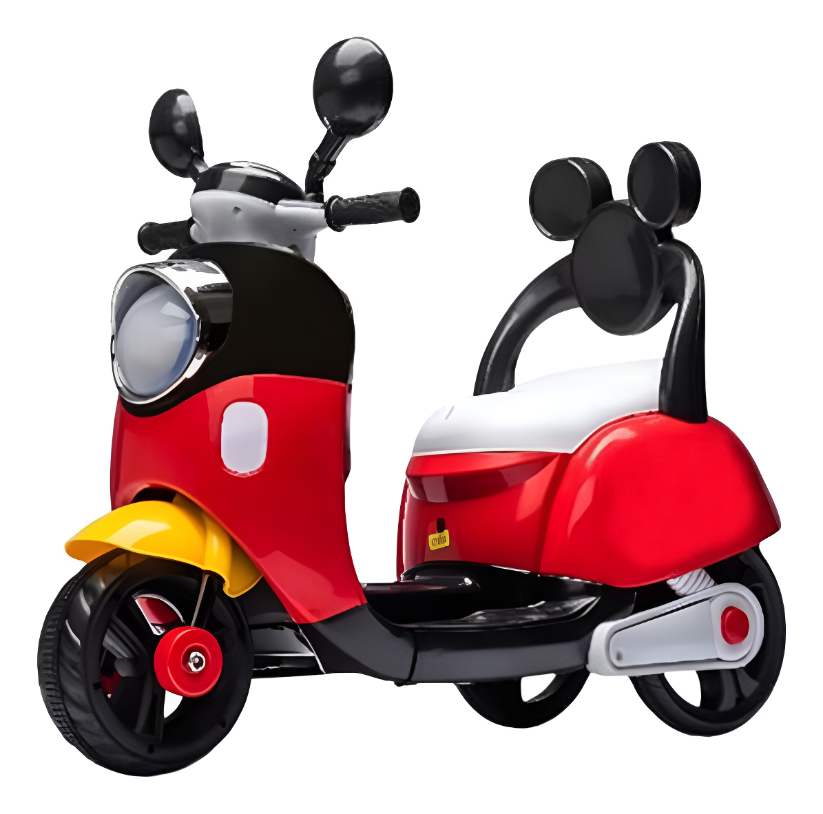 Moto Batería Recargable Orejas 3 Ruedas Luz Sonido