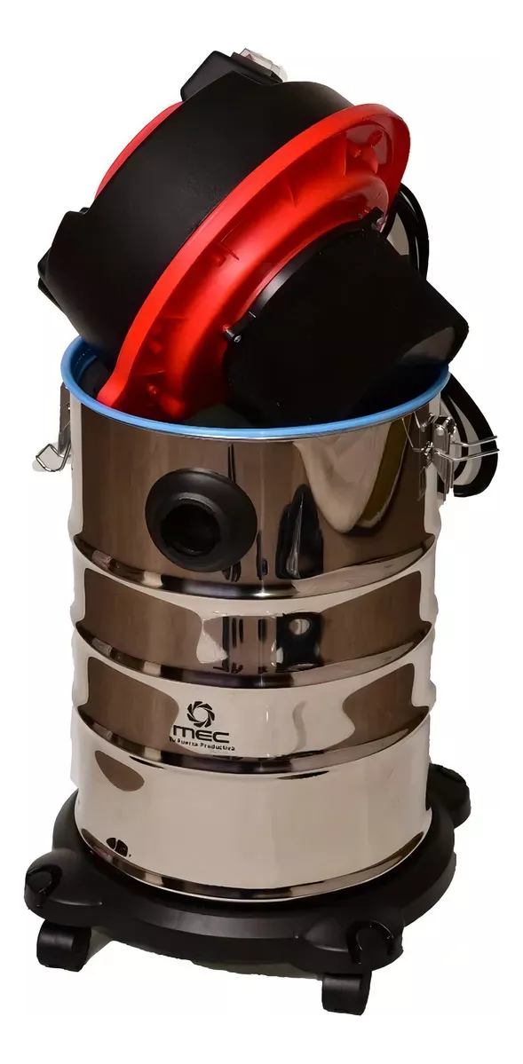 Aspiradora Industrial 35 Litros Agua / Polvo Inox Shimaha - Imagen 2