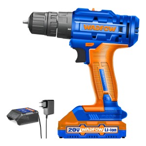 Taladro Atornillador Portable 1 Bat Madera Metal Wadfow Color Azul Frecuencia 60