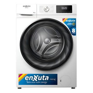 Lavarropa Enxuta 8kg Blanco Inverter Lenx1685 1400rpm